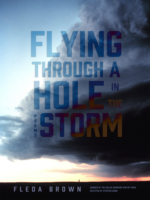 Title details for Flying through a Hole in the Storm by Fleda Brown - Available
